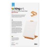 KINGART, Heavy Duty Tabletop Wooden H-Frame Studio Easel, Natural Finish