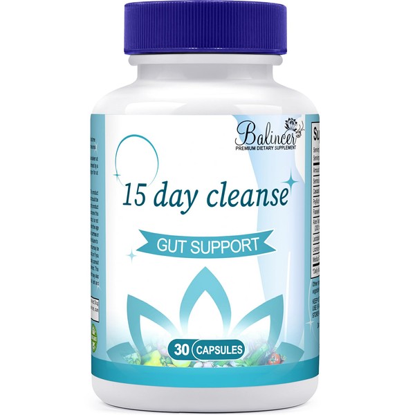 15 Day Cleanse, Gut and Colon Support, Advanced 15 Day