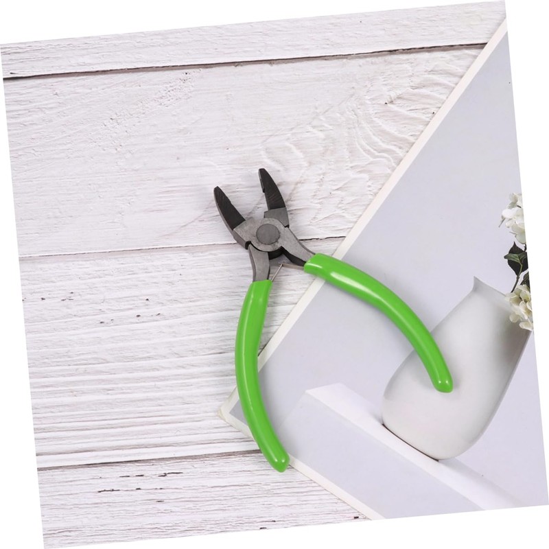 TEHAUX 1 Set DIY Jewelry Pliers with Plastic Handle Durable