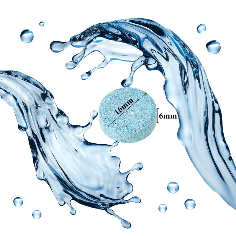 Boao 100 Pcs Car Windshield Washer Tablets Cleaning Washer Fluid