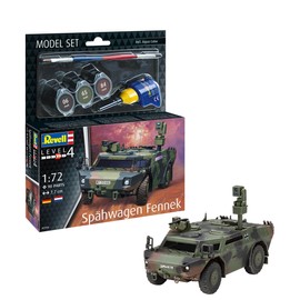 Revell Model Building I Model Set Scout Truck Fennek I Scale 1:72 I 90 Pieces I Craft Set from 12 Years I Detailed Model