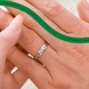 Clepsidra® Set 2 Anillos de compromiso unisex de Acero inoxidable.