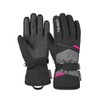 Reusch Women's Extra Warm Waterproof and Breathable Ski Gloves, Blck/Blck