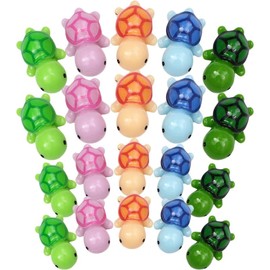 SAFIGLE 20pcs Miniature Resin Turtle Ornaments：Assorted Tiny Tortoise Figurines for Flower Pots, Gardens, and Aquarium Decor - Ideal for Diy Mini Landscapes and Fairy Gardens