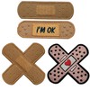 Cute Bandage Appliques Patches, Band Aid Funny Fabric Embroidered Applique
