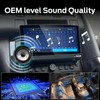 Single DIN Car Stereo with Flip Out Screen Wireless CarPlay