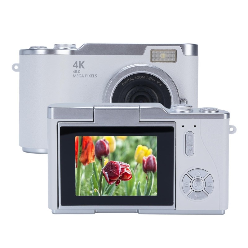 Bewinner FHD 1080P Digital Camera with 48MP Sensor, 2.4" Flip