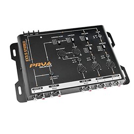 PRV AUDIO EX3.5 Stereo 3 Way Electronic Crossover, 2/4 RCA Input Signal Options, 9 Volts RMS Maximum Output