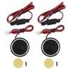 DriSentri Silk Dome Tweeters, 2pcs 150W YH-A8 High Efficiency Mini
