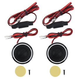 DriSentri Silk Dome Tweeters, 2pcs 150W YH-A8 High Efficiency Mini Dome Tweeter Speakers for Car Audio System