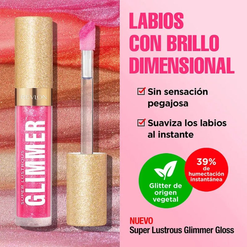 Gloss Revlon Super Lustrous Glimmer Gloss Tono 006 Bronze Spark