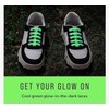 Maplefield Silicone Shoelaces~no tie~ Pack of 16 Glow-Shoestrin