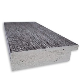 Amanti Art Grey Wall Mirror 29x41 Bark Rustic Grey Rectangle Bathroom Mirror for Wall Decor Living Room, Large Rustic Farmhouse Frame, Hangs Horizonally and Vertically, Bathroom Decor, Beveled Edge