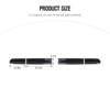 JeCar Smoked Tail Light Covers Rear Light Guards Exterior Accessories