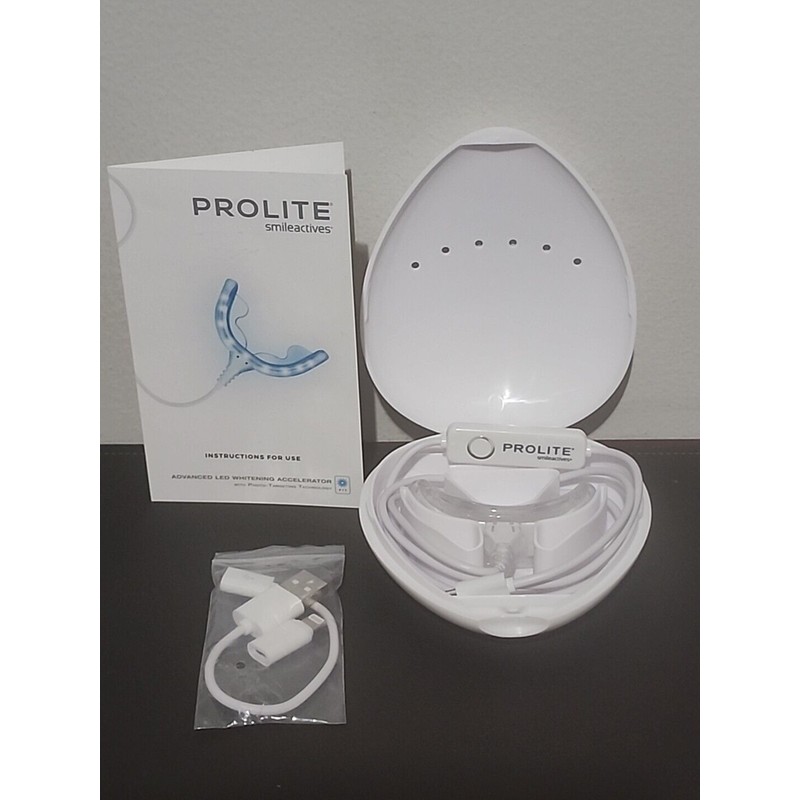 Smileactives 2 pack Prolite Smileactives LED Teeth Whitening kit New
