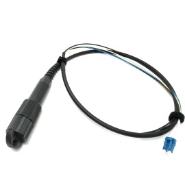 RiteAV FTTA Circular Sealed CPRI 2 Core LC-UPC Singlemode Outdoor LSZH Fiber Cable 5M