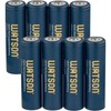 Watson AA NiMH Rechargeable Batteries (2500mAh, 1.2V, 8-Pack)