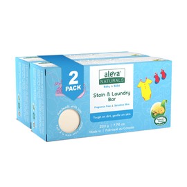 Aleva Naturals Stain & Laundry Bar, 220g (pack of 2)