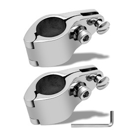 HZSIFU 2PCS Bimini Top Jaw Slides for Round Tubing 7/8'' Marine 316 Stainless Steel Bimini Top Hardware Fitting
