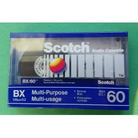 Scotch NOS_VINTAGE_ Scotch BX 60  Type I Normal Bias  Audio Cassette Tape