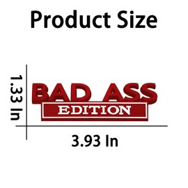 zipelo Mexican Edition Emblem for Car, 3D Car Letters Metal Material Sticker, Auto Side Fender Rear Bumper Badge Decoration Decals, Vehicle Exterior Replacement Accessories (Style5-Red/White)