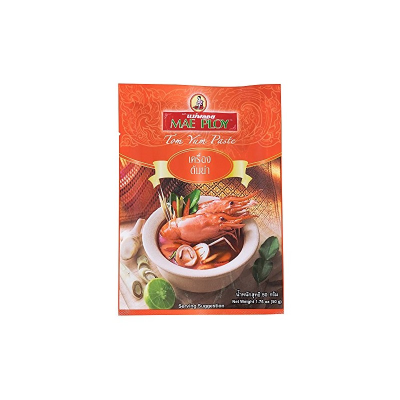 Mae Ploy, Tom Yum Paste, 50 g. [Pack of 3