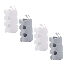 ORFOFE 4pcs Shower Silicone Suction Cup Silicone Shower Wand Holders Shower Hose Holder Wall Shower Adjustable Head Holder Wall Mount Shower Bracket Household Sprayer