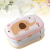 Lurrose Lurrose 3PCS Baby Bath Sponge Cartoon Elephant Soft Cotton