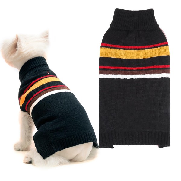 PAWCHIE Dog Sweater for Medium Size Dog Girls Boys, Warm