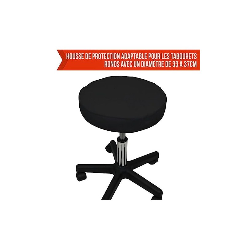 Linxor® Terry Protective Cover for Round Stool – 9 Colours