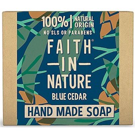 The Faith in Nature Men Blue Cedar Pure Handmade Soap 100?g