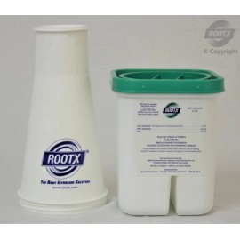Rootx Foaming Sewer Line Root Killer Controls Roots 4lb Jar