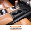 Front Seat Armrest Cup Holder Frame Cover Compatible with Toyota
