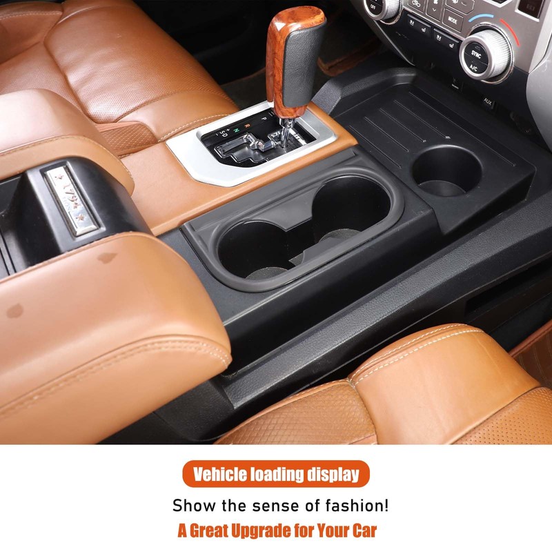 Front Seat Armrest Cup Holder Frame Cover Compatible with Toyota