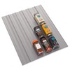 YouCopia SpiceLiner Adjustable Spice Drawer Liner, 10ft Roll, Gray, Seasoning