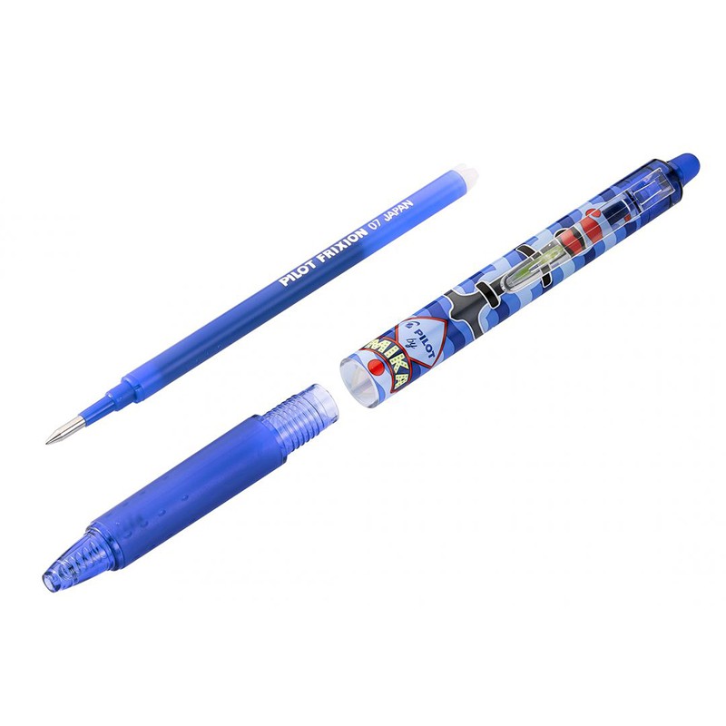 Pilot FriXion CLICKER 07 MIKA design Erasable Retractable Pen Red