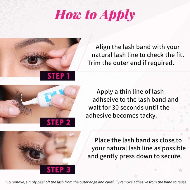 Ardell False Eyelashes Daisy Black 4 Pack