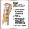 Maybelline Dream Urban Cover Flawless Coverage Foundation Makeup, SPF 50,