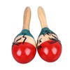 2Pcs Sand Hammer Maraca Shaker Rattle Portable Percussion Instrument Musical