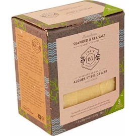 Crate 61 Organics Cajón 61 De La Alga Marina Y Del Jabón De Sal Del Mar 3 Pack