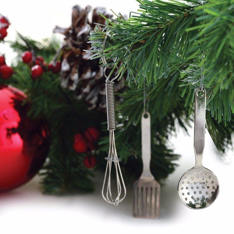 Norpro 3090D Ornamnt Mini Cooking Serving Utensils and Whisk Set