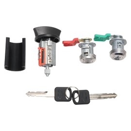 ZPZPHOM Complete Lock Set Ignition Switch Door Lock Cylinder for Ford Explorer F-150 F-250 F-350 Excursion Expedition Lincoln 703362 7C3Z1521990A