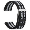 WOCCI 22mm Nylon Watch Band for Men, Double Holes Silky