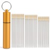 GarfxG 30pcs Self Threading Needles Easy Threading Hand Sewing Needles