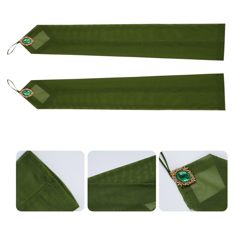 phnydreg Fingerless Gloves for Women (1, Dark Green, One Size)