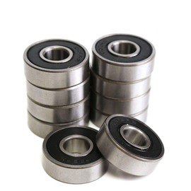 Deep Groove Ball Bearing Double Side Rubber Sealed 625RS High Carbon Steel Z1 Bearings 5mmx16mmx5mm 10 PCS