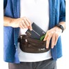Boxiki Travel RFID Blocking Sleeves, Set with Color Coding, Navy
