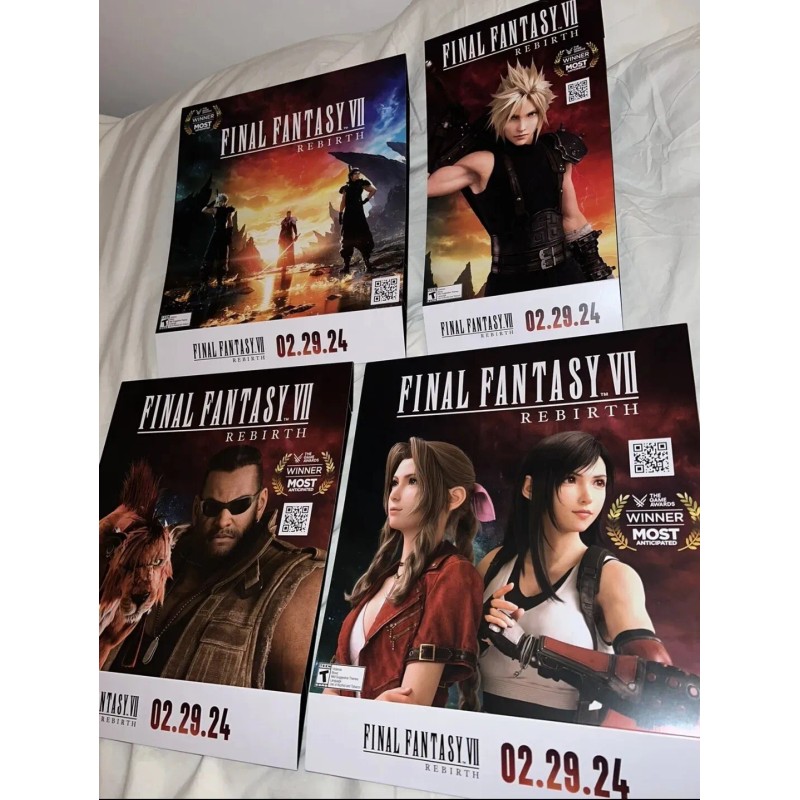 Final Fantasy VII X Insomnia Cookies RARE Full Collection All