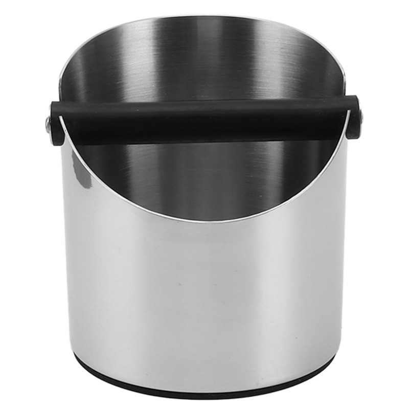 Coffee Knock Box Round Stainless Steel Coffee Machine Knock Box