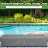 Tingjoo 4 Pcs Patio Chaise Lounge Cover Waterproof Outdoor Lounge